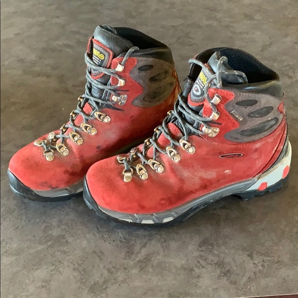 asolo boots red